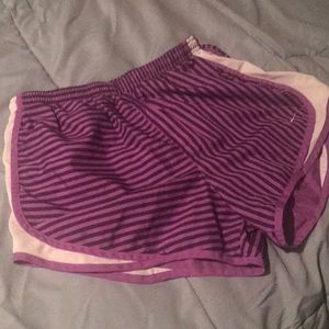 Nike Lined Purple Running Shorts